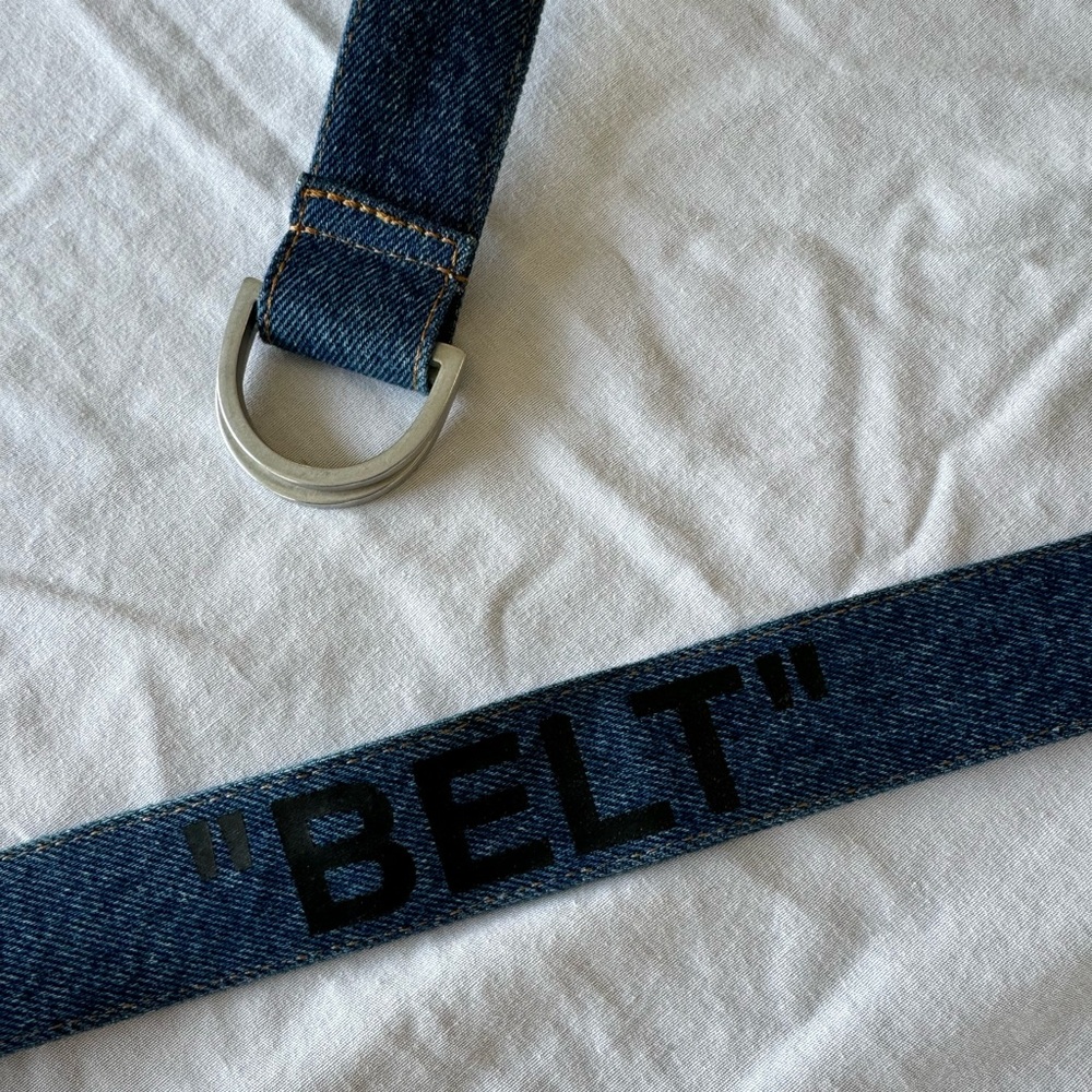 Off White Denim Belt OS